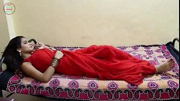 Seductive Indian Bhabhi In Red Saree Gets Wild In Bed