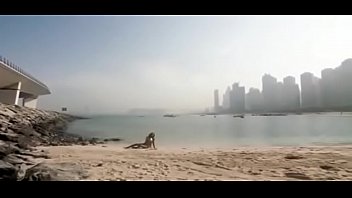 Sensual Indian Gold Bikini Beauty