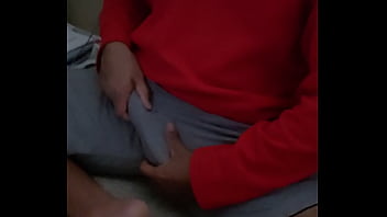 Alan Strokes His Thick Cock And Erupts With A Massive Load On Cam
