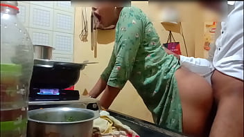 Horny Housewife Pounded In The Kitchen