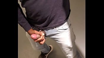 Massive Indian Cock Throbbing In His Hand