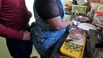 Teasing The Maid Swathi With Seductive Moves In The Kitchen