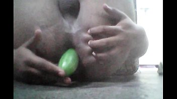 Horny Indian Bottom Stretches His Tight Hole With A Massive Toy