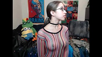 Young Girl Flaunts Her Tits On Live Cam – 6cam.biz