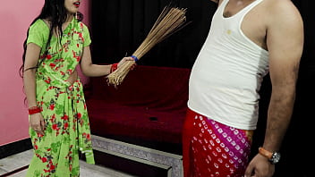Husband Beats Her With A Broom Then Nephew Fucks Her Hard