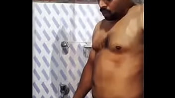 Lonely Tamil Man Pleasures Himself Under The Shower