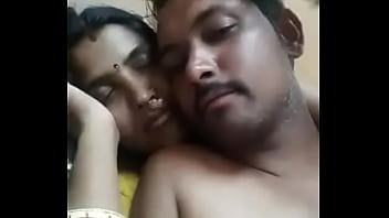 Intimate Indian Couple Cuddling – Wife Embracing Husband From Behind.mp4