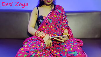Indian Wife Pleasures Herself To Porn, Moaning And Squirting On The Couch