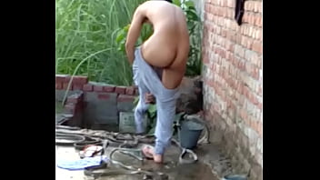 Naked Indian Men With Plump Bottoms Showering Together