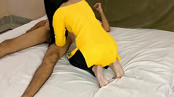 Desi Stepmom’s Wild Family Fuck With Hindi Moans