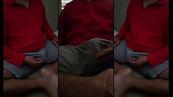 Alan Strokes His Thick Cock And Erupts With A Massive Load On Cam