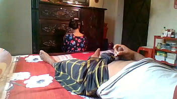 Naughty Indian Maid Caught Flashing