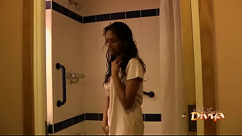 Sultry Indian Starlet Divya Teases Her Followers With Steamy Shower Scene