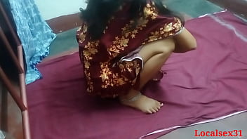 Indian Housewife In Red Saree Intimate Encounter (official Video Localsex31)