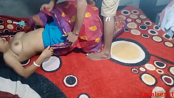 Desi Bengali Wife In Red Saree Intimate Encounter