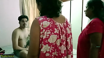Caught In A Steamy Family Affair: Desi Bhabhi And Stepsister Catch Devar In The Act