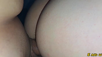 Fingering My Step-cousin’s Wet Pussy As We Watch Porn Together, See How She Craves It