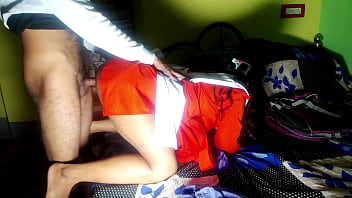 Naughty Schoolgirl Gets Pounded Doggystyle By Boyfriend At Home – Hindi Dirty Talk