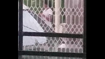 Caught My Slim Desi Neighbor In A Naughty Act