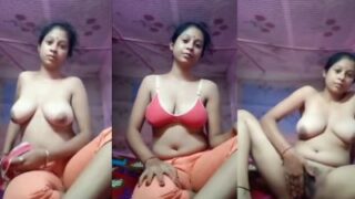 Desi Milf’s Steamy Solo Session Captured In Mms, Craving More