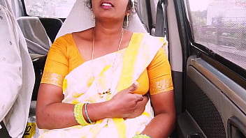 Indian Housekeeper Gets Wild In The Car With Steamy Telugu Whispers.