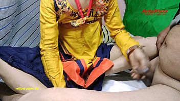 Sizzling Indian Bhabhi Gets Ravished In Yellow Suit With Steamy Hindi Moans