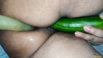 Cucumber And Dildo: A Bbw’s Double Penetration Research In Hindi