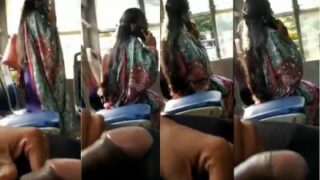 Exhibitionist Flashes His Hard Cock At An Unsuspecting Woman On A Crowded Bus