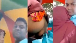 Hijabi Hottie Gets Wild With Her Man In A Steamy Outdoor Sex Tape