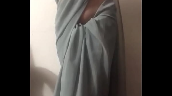 Desi Hottie In A Sheer Saree, Craving To Be Unwrapped