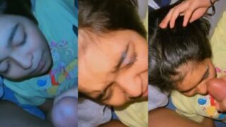 Big Brother Paints His Little Sister’s Face With A Hot, Sticky Load