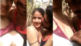 Desi Farm Fantasy: Punjabi Beauty Strips Bare For Her Man In Steamy Outdoor Romp