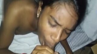 Desperate For A Thick Tamil Cock, This Slut Nearly Swallows Her Man’s Dick Whole.