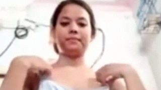 Naked Guwahati Babe Teasing With Bra Removal And Topless Action