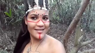 Tribal Temptress Seduces City Slicker In Steamy Jungle Encounter