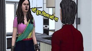 Desi Stepmom Gets Naughty With Stepson In Hindi