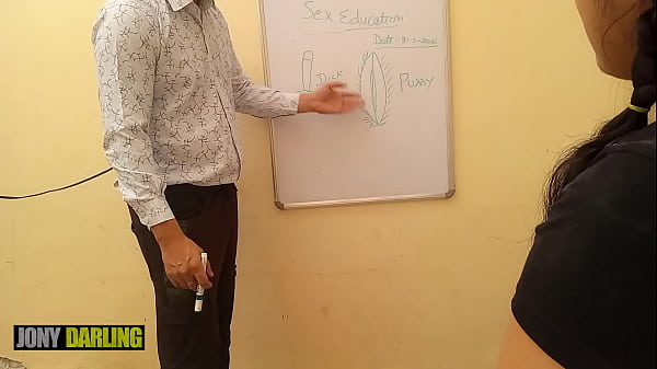 Indian Tutor Gives Her Student A Hands-on Lesson In Anatomy, With Explicit Hindi Guidance From Jony Darling.