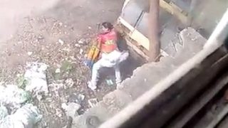 Rustic Road Romp: Raw Village Driver Bangs In The Open Indian Fields