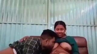 Sleazy Creep Slurps Massive Tits And Gets Off On Bengali Fucking