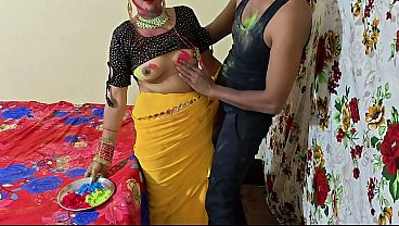 Horny Devar Bangs His Bhabhi In A Wild Holi Celebration With Dirty Hindi Moans