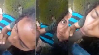 College Girl Swallows A Cock In Outdoor Hookup Video