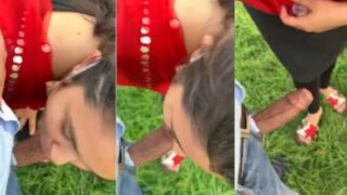 Kolkata Babe Sucks Her Man’s Dick In The Park, Desi Style.