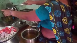 Indian Housewife Gets Fucked While Cooking For Her Boyfriend