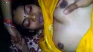 Yellow Silk Saree Maid Fucking Raw
