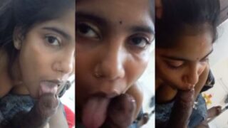 Kinky Boyfriend Films His Indian Girlfriend Giving Head And Shares The Video