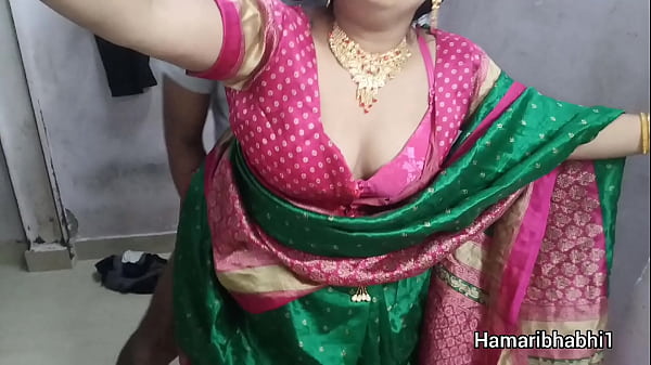 Hot Indian Desi Bhabhi Gets Fucked Hard In Her Saree, Slutty Desi Whore Moaning For More.